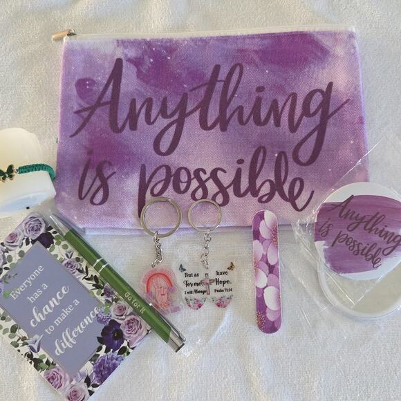 "ANYTHING IS POSSIBLE" Motivational/Inspirational Canvas GIFT SET - Picture 1 of 5
